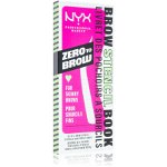 NYX Professional Makeup Zero To Brow Stencil Book șabloane pentru sprâncene 01 Thin 4 buc, NYX Professional Makeup