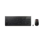 Kit Tastatura si Mouse Lenovo Essential, Wireless, Taste Numerice, Receiver USB, Rotita Scroll, Black , LENOVO