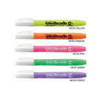 Marker ARTLINE Decorite, varf flexibil (tip pensula) - roz neon