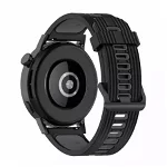 Curea Ceas Samsung Galaxy Watch 4, Galaxy Watch Active 1   2 (40 mm   44 mm), Huawei Watch GT   GT 2   GT 3 (42 mm) Negru W002