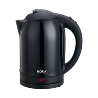 Fierbator inox, capacitate 2L, Putere 1500W, negru, Floria, Floria