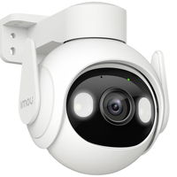 Camera supraveghere wireless WiFi PT IMOU Active Deterrence Cruiser 2, 5 MP, 3.6 mm, lumina alba 30 m, sirena, spotlight, microfon, difuzor (Alb), IMOU