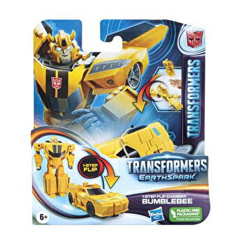 Transformers 7 Earthspark. Figurina transformabila Bumblebee 6 cm, Transformers