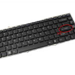 Tastatura neagra Sony Vaio VGN FW21M layout US fara rama enter mic