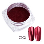 Pigment Unghii Efect Oglinda Red HQ C002, Sofine