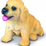 Figurina Golden Retriever Pui S Collecta, 4 x 3 cm, Collecta