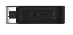 Stick USB Kingston DataTraveler 70, 64GB, USB 3.2 Type-C (Negru)