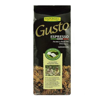 Cafea Gusto Espresso Macinata, bio, 250g, Rapunzel
