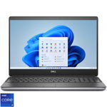 Laptop DELL 15.6'' Precision 7560 (seria 7000), FHD, Procesor Intel® Core™ i9-11950H (24M Cache, up to 4.90 GHz), 32GB DDR4, 1TB SSD, RTX A3000 6GB, Win 11 Pro, Silver-Grey, 3Yr BOS