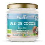 Ulei de Cocos Extravirgin Presat la Rece Ecologic/Bio 200ml, PRONAT