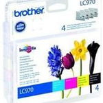 Pachet de cerneală originală Brother LC-970 - LC-970VALBPDR, Brother