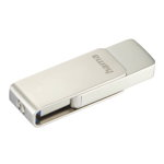 Memorie USB HAMA Rotate Pro 182486, 128GB, USB 3.0, argintiu