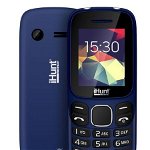 Telefon mobil iHunt i4 2021, 1.8-inch Display, DualSIM, 2G, Radio FM, Bluetooth, RO-Alert Activ, Lanterna, Baterie 800mAh, Blue