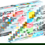 Cuburi magnetice Geomag - Magicube Creații, 8 piese