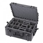 Hard case MAX540H245CAM pentru echipamente de studio, Plastica Panaro
