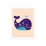 Tablou pentru copii 24x29 cm Whale – Wallity, Wallity