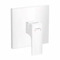 Baterie dus incastrata Hansgrohe Metropol alb mat