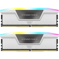 Memorie Ram Corsair Vengeance Rgb Ddr5, 32Gb (2X16Gb), 6000Mhz, Cl36, Compatibila Cu Intel Xmp Icue - Alb (Cmh32Gx5M2D6000C36W)