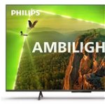 Televizor Philips AMBILIGHT tv LED 75PUS8118, 189 cm, Smart TV, 4K Ultra HD, Clasa F (Model 2023)