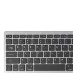 Tastatură fără fir Platinet K120W neagră și argintie SUA (PMK120WBS), Platinet