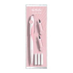 Stilou My.Pen Style caligrafie + 3 penite, 0.9/1.4/1.9 roz - cutie eleganta