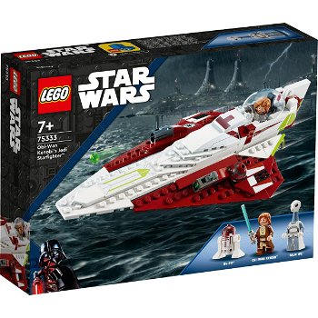 LEGO STAR WARS JEDI STARFIGHTERUL LUI OBI-WAN KENOBI 75333, LEGO
