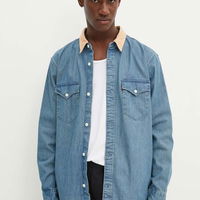 Levi's cămașă din bumbac cu guler clasic, relaxed, A1919, Levi's