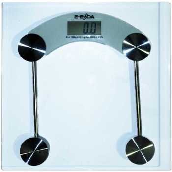 Cantar Electronic de persoane E-BODA CEP 1020, capacitate 180 kg, avertizare depasire greutate\/ baterie scazuta, Transparent