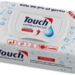 Servetele umede antibacteriene Touch TOSRH5304, 70 bucati