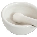 Set mojar cu pistil din ceramică pentru activități de laborator, 320 ml, edituradiana.ro