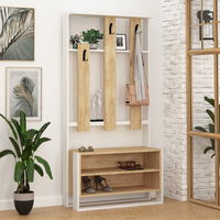 Cuier 855DTE4015, alb, PAL, 90x36x180 cm