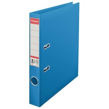 Biblioraft A4 Esselte, Plastifiat, Standard, 5 cm Latime, Albastru Vivid
