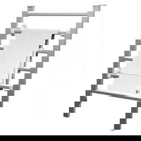 Uscator electric de prosoape FTW 2, 100W, 6 tije, montaj pe perete sau cu picioare, protectie IPX1, oprire automata, alb, HOME ZEP