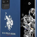 Husa Cover US Polo Silicone pentru Samsung Galaxy S20 Ultra Albastra, U.S. Polo
