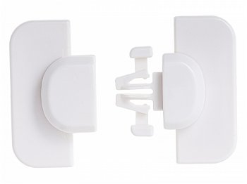 Sistem de protectie pentru dulapuri cu atasare adeziva White, Ikonka