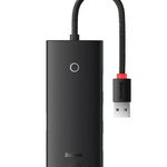 USB-A to 4xUSB-A 3.0 5Gb / s black (WKQX030101), Baseus