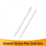 Creion pentru ecran tactil Xiaomi Smart Pen 2 Alb pentru Xiaomi Mi Pad 5 6 si Mi Pad 5 6 Pro, 4096 niveluri de presiune, Incarcare wireless, Xiaomi