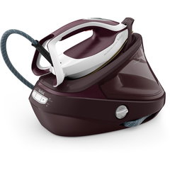Statie de calcat TEFAL Pro Express Ultimate II GV9721 3000W 600g/min 1200ml talpa Durilium visiniu-alb Statie de calcat TEFAL Pro Express Ultimate II GV9721 3000W 600g/min 1200ml talpa Durilium visiniu-alb