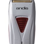 Aparat de ras profesional cu acumulator si cablu Andis Shaver TS-1, 0.05 mm, Gri