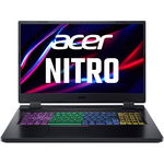 Gaming 15.6'' Nitro 5 AN515-58, QHD IPS 165Hz, Procesor Intel Core i7-12700H (24M Cache, up to 4.70 GHz), 32GB DDR5, 1TB SSD, GeForce RTX 4060 8GB, No OS, Obsidian Black, Acer