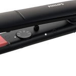 Placa de par Philips StraighCare Essential BHS376/00, tehnologie ThermoProtect, placi cu infuzie de cheratina, Negru, Philips