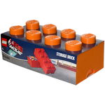 Room Copenhagen LEGO Storage Brick 8 orange - RC40041760, Room Copenhagen