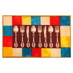 Covoras bucatarie Davo Pro Dish, 50 x 80 cm, nylon, multicolor, dreptunghiular