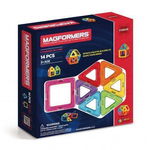 Set magnetic de construit Magformers, 14 piese, Clicstoys, 2-3 ani +, Clicstoys