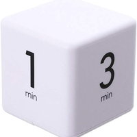 Temporizator pentru gestionarea timpului Laiashley, ABS, alb, 7,8 x 7,8 x 7,8 cm