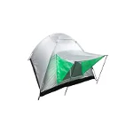 Cort camping, Verk Group, 3-4 persoane, impermeabil, cu copertina, husa, 200x200x125 cm, Verk Group
