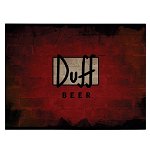 Tablou afis logo bere Duff vintage - Material produs:: Poster pe hartie FARA RAMA, Dimensiunea:: 80x120 cm, 