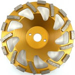 Cupa diamantata segment tip ventilator - Beton/Abrazive 180x22.2mm Premium - DXDY.PSCC.180, DiamantatExpert