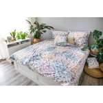 Lenjerie de pat albă din bumbac pentru pat de o persoană 140x200 cm LP Dita Tarassaco – Cotton House, Cotton House
