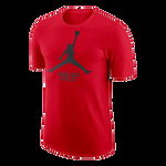 Nike, Tricou cu imprimeu logo, pentru baschet Jordan NBA, Rosu/Negru, M